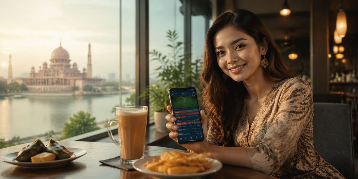 Pengguna menikmati kasino mudah alih g30 di Putrajaya dengan skrin telefon bimbit